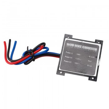New Electric car Audio Noise suppressor Car Stereo 10AMP Noise Filter Removal Alarm Fitters Power capacitor ground loop isolator