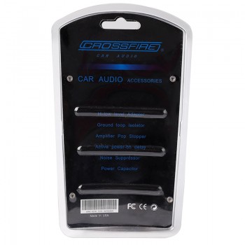 New Electric car Audio Noise suppressor Car Stereo 10AMP Noise Filter Removal Alarm Fitters Power capacitor ground loop isolator