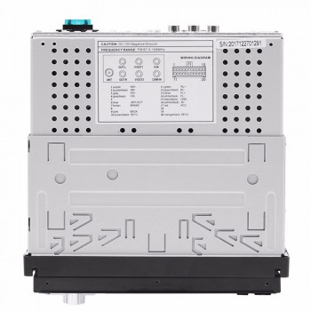 1Din Car Audio HD Digital 7 HD Retractable Touch Screen Car Stereo MP5 Player Rear View Camera Bluetooth Handsfree Autoradio