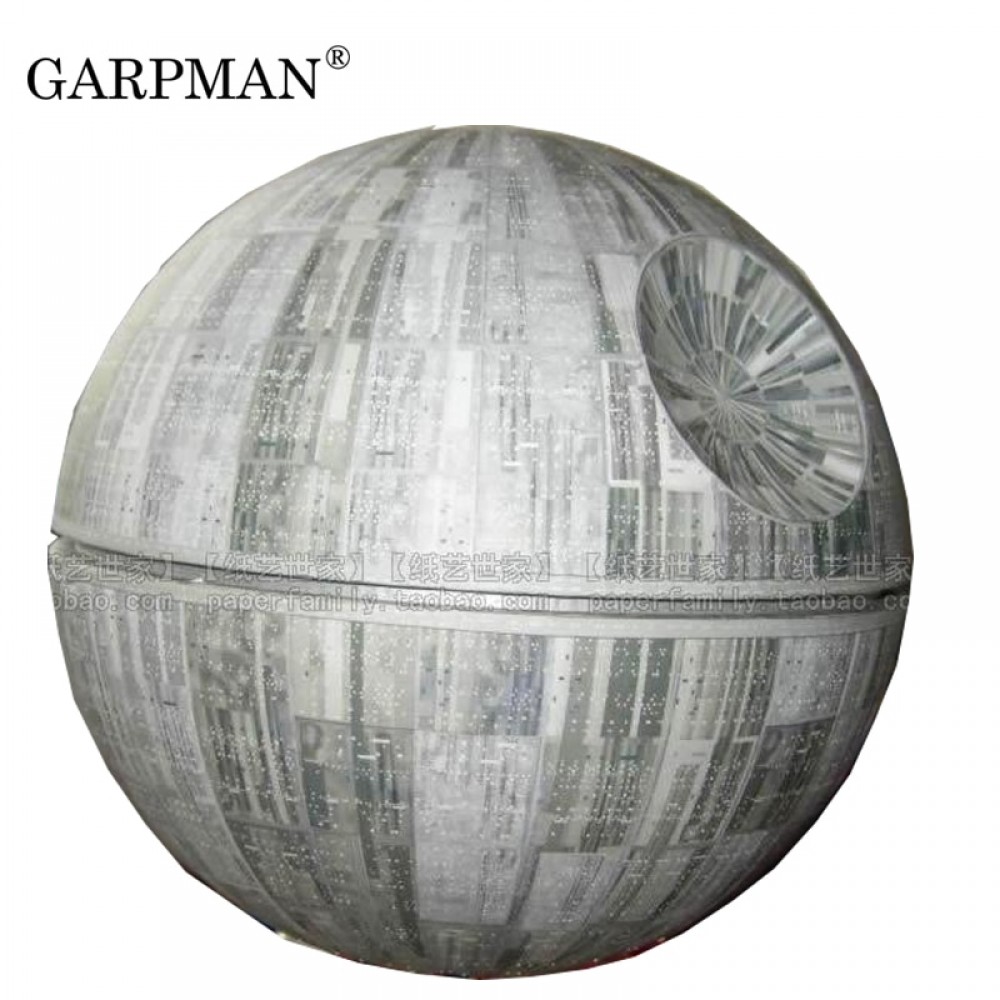 Dead Star 3D Paper Model Without Instructions Star Wars Orbital Battle Space Station 7844
