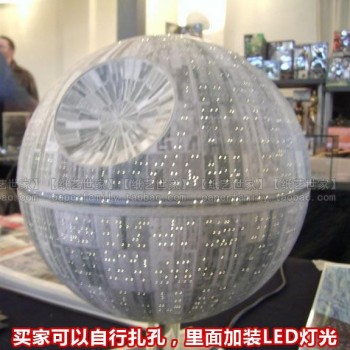 Dead Star 3D Paper Model Without Instructions Star Wars Orbital Battle Space Station 7844