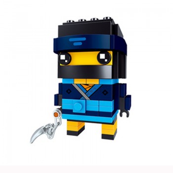 NINJAGO Brickheadz Kai Jay Lloyd Master Wu minifigures Compatible With Legos Brick headz Model Building Blocks Bricks kids Toy
