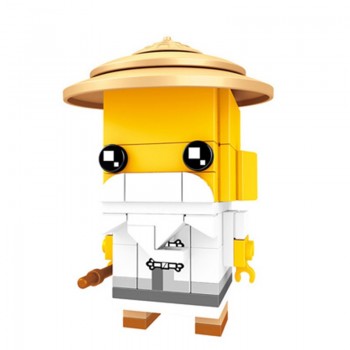 NINJAGO Brickheadz Kai Jay Lloyd Master Wu minifigures Compatible With Legos Brick headz Model Building Blocks Bricks kids Toy