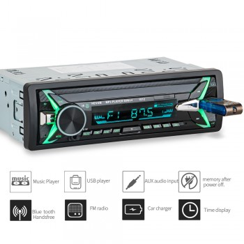 LaBo Car Radio 1din Autoradio Aux Input Receiver Bluetooth Stereo Radio MP3 Multimedia Player Support FM/MP3/WMA/USB/SD Card