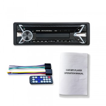 LaBo Car Radio 1din Autoradio Aux Input Receiver Bluetooth Stereo Radio MP3 Multimedia Player Support FM/MP3/WMA/USB/SD Card