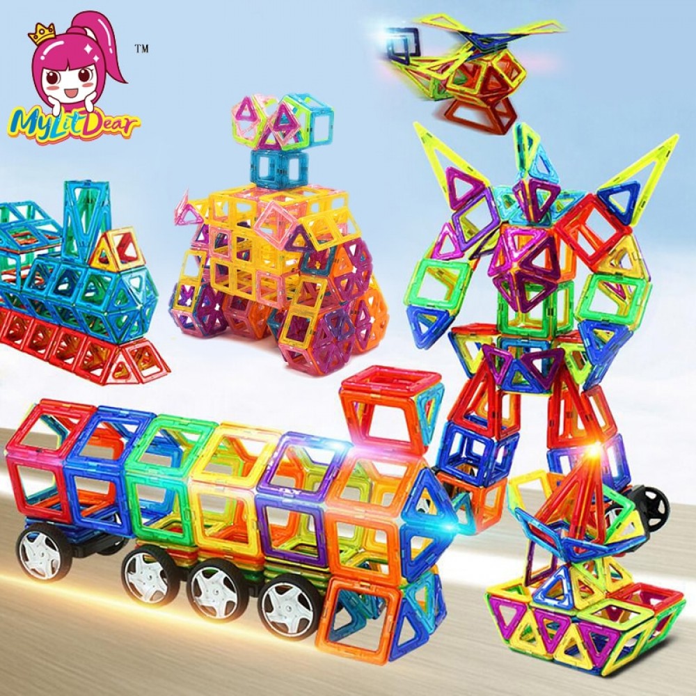 MylitDear 2017 245pcs Mini Magnetic Blocks Educational Construction Set Models amp; Building Toy ABS Magnet Designer Kids Gift