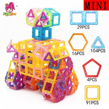 MylitDear 2017 245pcs Mini Magnetic Blocks Educational Construction Set Models amp; Building Toy ABS Magnet Designer Kids Gift