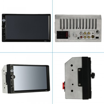 BYNCG 7 inch 2 Din HD AutoRadio Bluetooth USB/TF FM Aux Input Car Radio Auto MP5 MP4 MP3 Player HD Rear View Camera