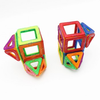 MyLitDear 108pcs Robot Magnetic Designer Construction Model Building Toy Plastic Magnetic Blocks Magic Educational Toys