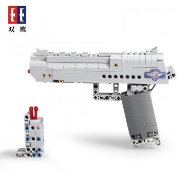 Magnum Desert Eagle PUBG weapon Assembly pistol Technic Military Model Building Block Bricks compatible Legos toys kids gifts