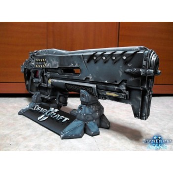 1: 1 Star Terran Machine Gun 3d Paper Model Can Hold Cos Marines Papercraft