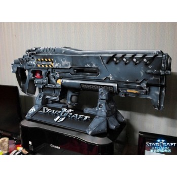 1: 1 Star Terran Machine Gun 3d Paper Model Can Hold Cos Marines Papercraft