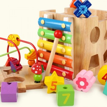 Toys for children Wooden Classic Wooden Multi Shape Sorter Block for Kids Gift sorters for children
