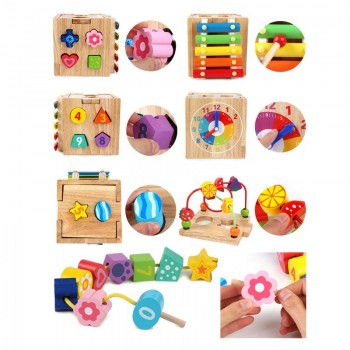 Toys for children Wooden Classic Wooden Multi Shape Sorter Block for Kids Gift sorters for children