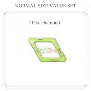 1 pcs Magnetic Building Big Size Magnetic Designer DIY Magnetic Designer Construction 3D Magnet Toys For Children