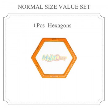 1 pcs Magnetic Building Big Size Magnetic Designer DIY Magnetic Designer Construction 3D Magnet Toys For Children