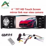 1 Din Car Radio 4 TFT Touch Screen Audio Stereo USB FM RDS Bluetooth Rearview Camera autoradio Mirror Link 4019b oto teypleri