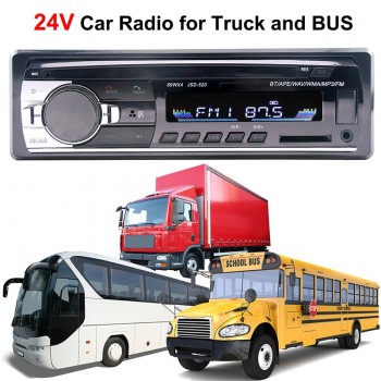 24V Truck Radio Car BUS Autoradio 1 Din Bluetooth MP3 Player Coche Radios Estereo Poste Para Auto Audio Stereo Carro Automotivo