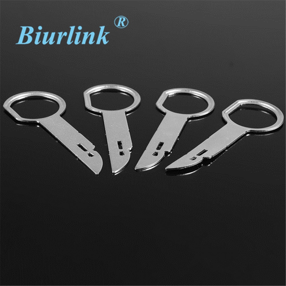 4Pcs Car Radio Stereo Removal Remove Tool 4Keys For Volkswagen Audi For Ford