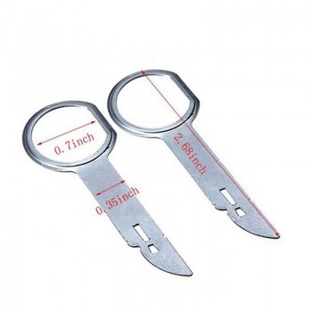 4Pcs Car Radio Stereo Removal Remove Tool 4Keys For Volkswagen Audi For Ford