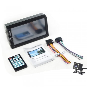 autoradio 2 din General Car Models 7 Touch Screen Bluetooth car radio player car audio aux Rear View Camera mirror link 7018B