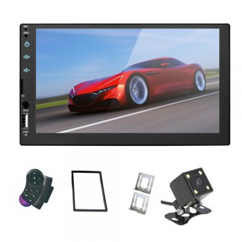 Mirror Link 2 din 7 Car Radio Capacitive Touch Screen Player MP5 SD/FM/USB/AUX/Bluetooth Car Audio For Rear View Camera