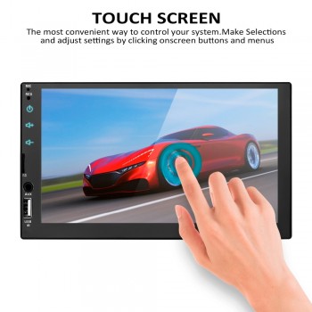 Mirror Link 2 din 7 Car Radio Capacitive Touch Screen Player MP5 SD/FM/USB/AUX/Bluetooth Car Audio For Rear View Camera