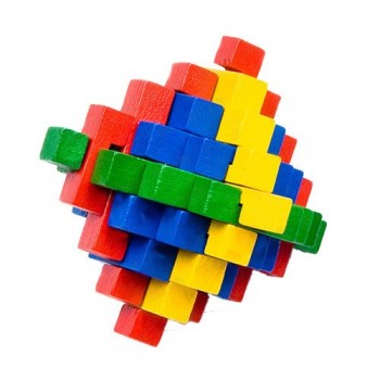 Lu Ban 3d lock Chinese Traditional Toys wooden building blocks classical disassembly handmade vintage adult educational toys