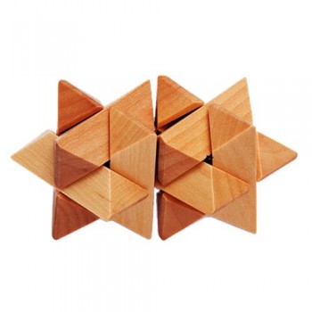 Lu Ban 3d lock Chinese Traditional Toys wooden building blocks classical disassembly handmade vintage adult educational toys