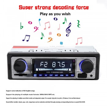 12V Bluetooth Car Radio Player Stereo FM MP3 USB SD AUX Audio Auto Electronics autoradio 1 DIN oto teypleri radio para carro