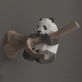 Paper Panda Model Toys 3D DIY material manual creative Party show props lovely tide decorate Panda Image Gift