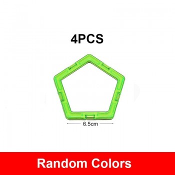 4Pcs/set Magnetic Building Blocks Special Shapes Parts Accessory Construction Designer Toy Magnet Educational Toys For Kids