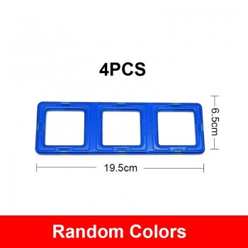 4Pcs/set Magnetic Building Blocks Special Shapes Parts Accessory Construction Designer Toy Magnet Educational Toys For Kids