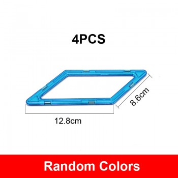 4Pcs/set Magnetic Building Blocks Special Shapes Parts Accessory Construction Designer Toy Magnet Educational Toys For Kids