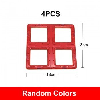 4Pcs/set Magnetic Building Blocks Special Shapes Parts Accessory Construction Designer Toy Magnet Educational Toys For Kids