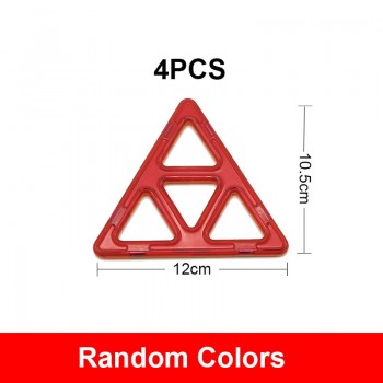 4Pcs/set Magnetic Building Blocks Special Shapes Parts Accessory Construction Designer Toy Magnet Educational Toys For Kids