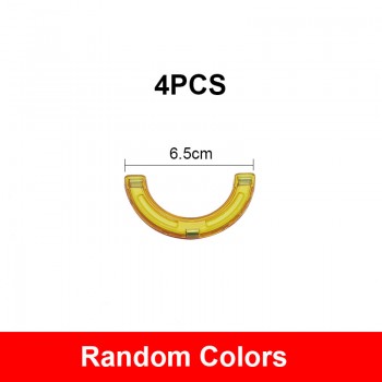 4Pcs/set Magnetic Building Blocks Special Shapes Parts Accessory Construction Designer Toy Magnet Educational Toys For Kids