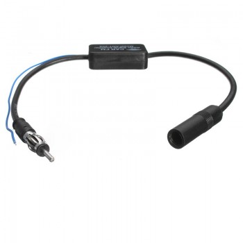 Vehicle AM FM Signal Booster Amplifier Car Inline Antenna Aerial Radio Amp MA799 ANT-208 Improves Reception Quality Reduce Noise