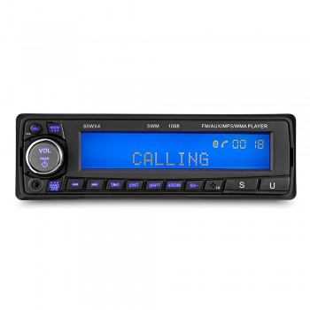 SWM 1088 1 Din Car Stereo MP3 Player 4.9 inch Bluetooth AUX Input FM Radio USB Charging Handsfree Car Radio Multimedia Player