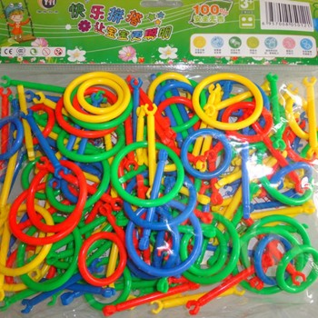 150 PCS 3D model building toys Kindergarten Children Smart sticks building blocks child plastic education toys Brithday gifts