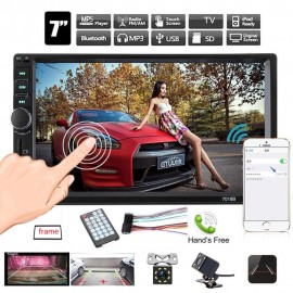Central Multimedia MP5 Player 7 Touch Screen Bluetooth 2 Din Car radio with USB TF FM Support Back up Camera Auto Audio stereo