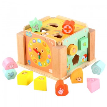 Educational toys Wooden rainbow Drewniane klocki Natural wooden toys Wood blocks Houten blokken naturel Oyuncak Secret box Gifts