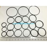 FREE post 2bag 20pcs/bag DVD CD VCD Transmission belt all size folded lenth 2.5-5.5cm thickness 1.2mm rubber belt drive strap
