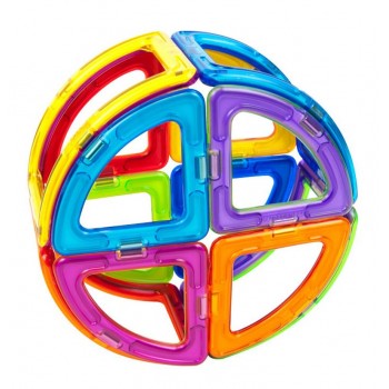 UNIQUE #63002  44PCS Magnet Toys Building Blocks Magnetic Construction Set Designer Kids DIY Educational Toys Games For Children