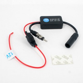 New Antenna 12V Car Automobile Radio Signal Amplifier ANT-208 Auto FM/AM Antenna Booster Windshield Mount Antenna Aerials