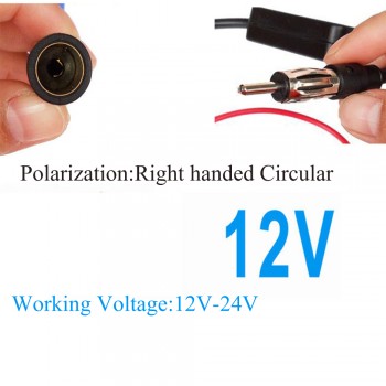 New Antenna 12V Car Automobile Radio Signal Amplifier ANT-208 Auto FM/AM Antenna Booster Windshield Mount Antenna Aerials