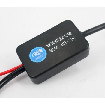 New Antenna 12V Car Automobile Radio Signal Amplifier ANT-208 Auto FM/AM Antenna Booster Windshield Mount Antenna Aerials