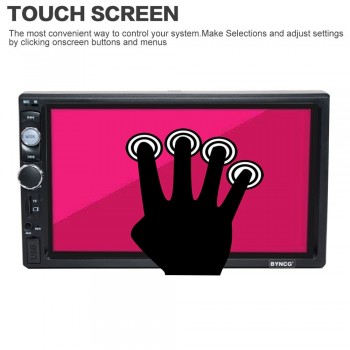 2 din Car Radio 7 HD Autoradio Multimedia Player 2DIN Auto audio Car Stereo MP5 Bluetooth USB TF FM Rear View Camera