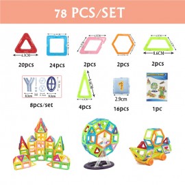 MylitDear Mini 78/152/174 pcs Magnetic Building Blocks Toys Construction Model DIY 3D Magnetic Designer Educational Bricks Toys