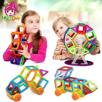 MylitDear Mini 78/152/174 pcs Magnetic Building Blocks Toys Construction Model DIY 3D Magnetic Designer Educational Bricks Toys